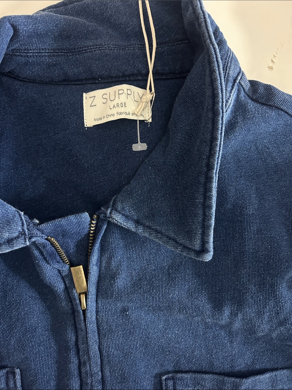 NWT (size L) Z SUPPLY
Heritage Knit Denim Jacket - Picture 6 of 10